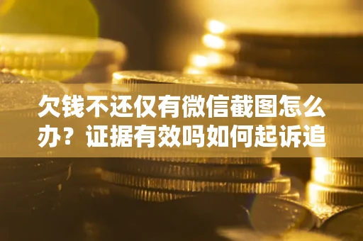 武汉欠钱不还仅有微信截图怎么办？证据有效吗如何起诉追回欠款？