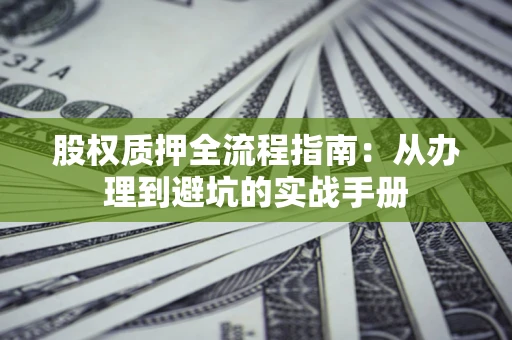武汉股权质押全流程指南：从办理到避坑的实战手册