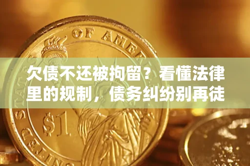 武汉欠债不还被拘留？看懂法律里的规制，债务纠纷别再徒劳奔波