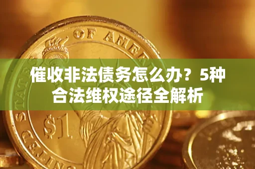武汉催收非法债务怎么办？5种合法维权途径全解析