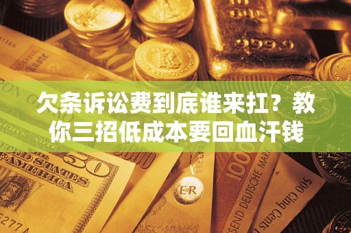 武汉欠条诉讼费到底谁来扛？教你三招低成本要回血汗钱